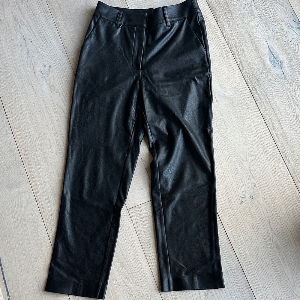 Commando Black Faux Leather Pants